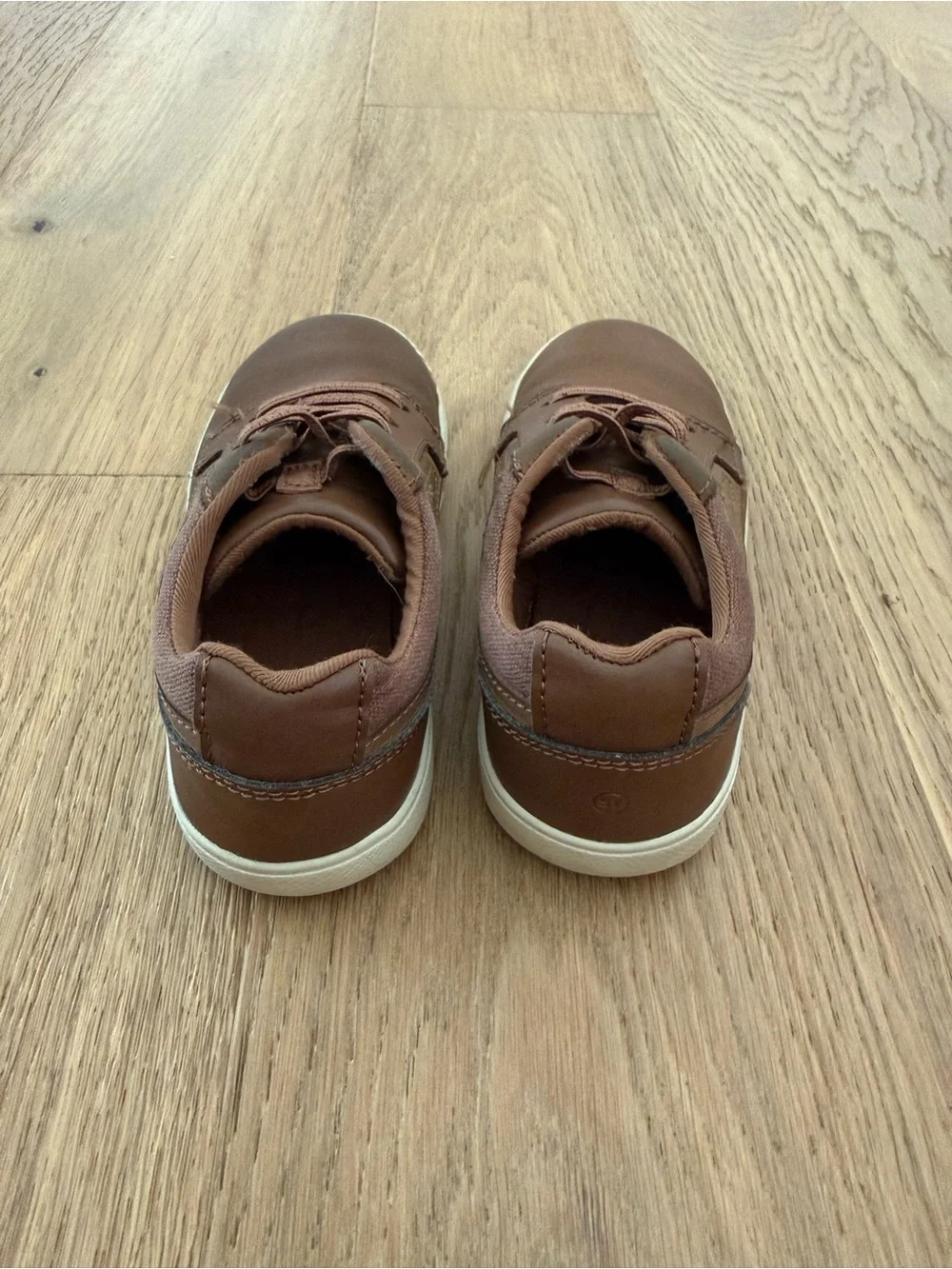 Stride Rite Brown Kids Dress Sneakers Leather
